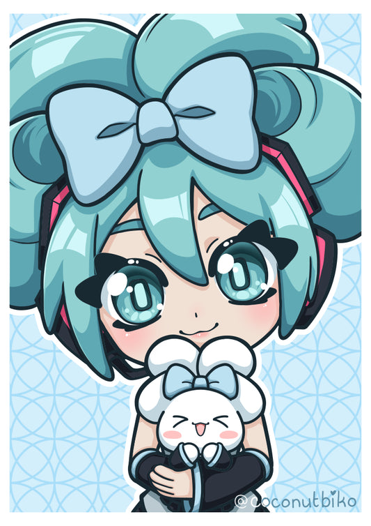 [ PRINT ] Vocaloid CinnaMiku Art Print