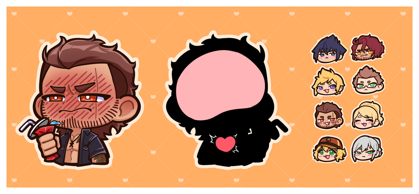 [ KEYCHAIN ] FFXV Blush Shaker Charms