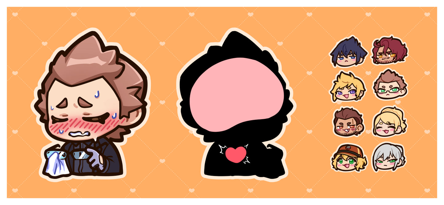 [ KEYCHAIN ] FFXV Blush Shaker Charms