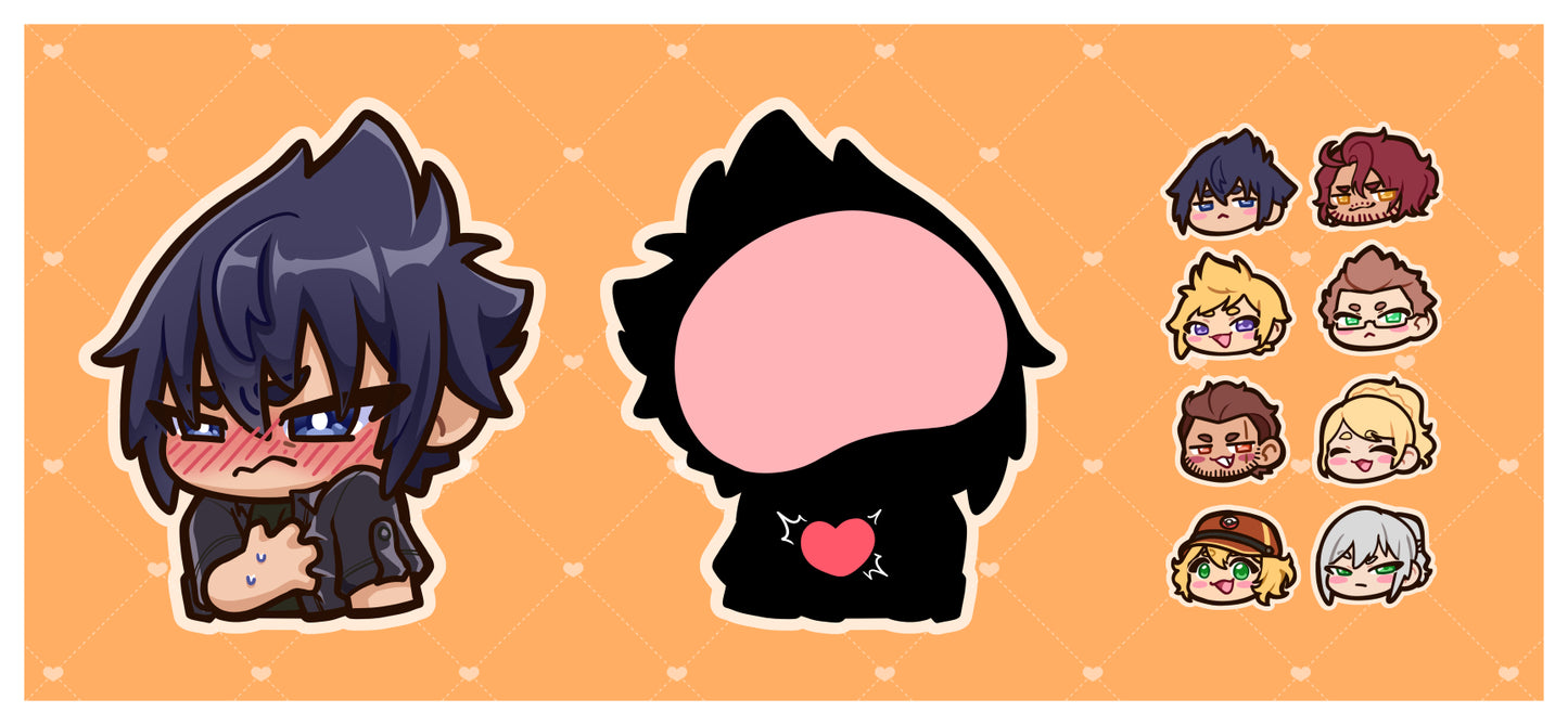 [ KEYCHAIN ] FFXV Blush Shaker Charms