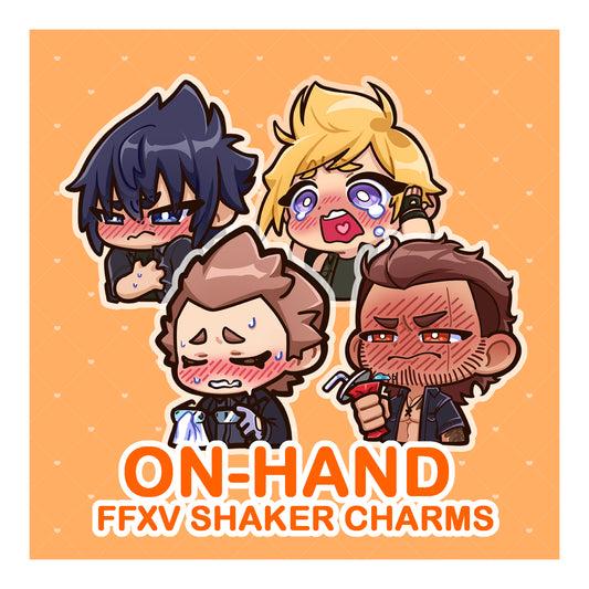 [ KEYCHAIN ] FFXV Blush Shaker Charms