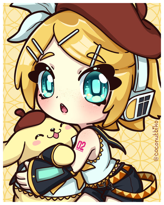 [ PRINT ] Vocaloid Pompompu-Rin Art Print