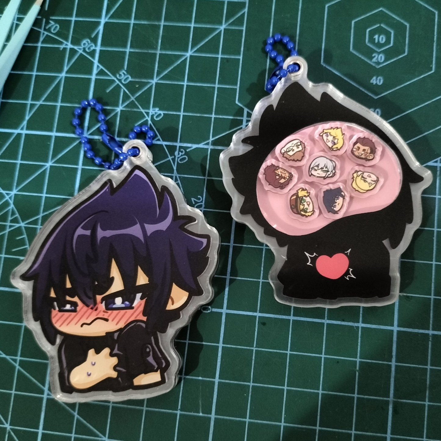 [ KEYCHAIN ] FFXV Blush Shaker Charms