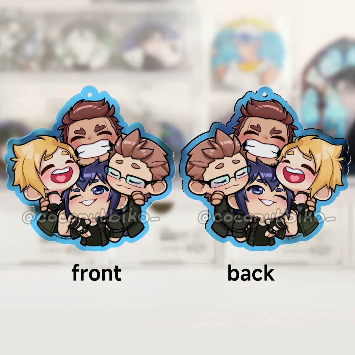 [ KEYCHAIN ] FFXV Chocobro Hugs Prologue 2.5in Keychains