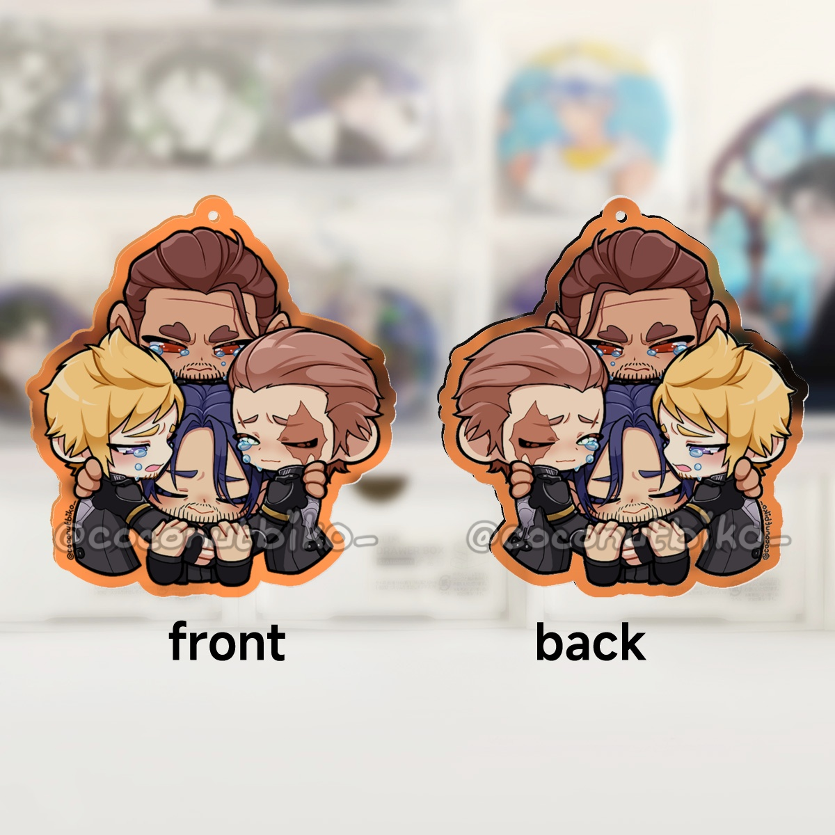 [ KEYCHAIN ] FFXV Chocobro Hugs Epilogue 2.5in Keychains