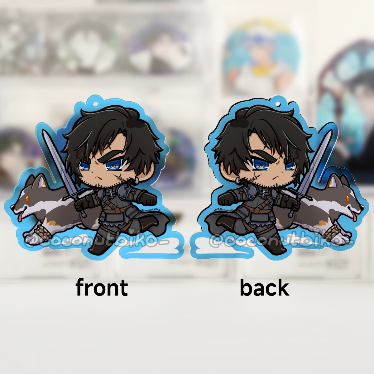 [ KEYCHAIN ] FFXVI Clive and Torgal Keychain