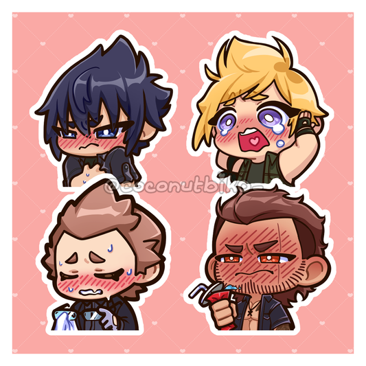 [ STICKER ] FFXV Blush Vinyl Sticker