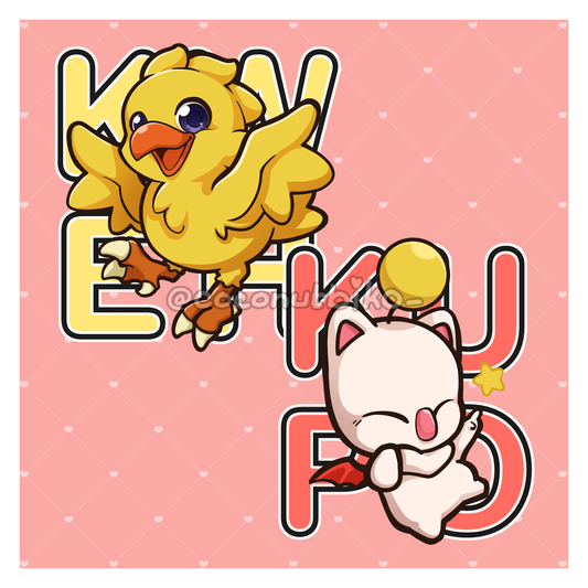 [ STICKER ] Final Fantasy Mascot Vinyl Sticker