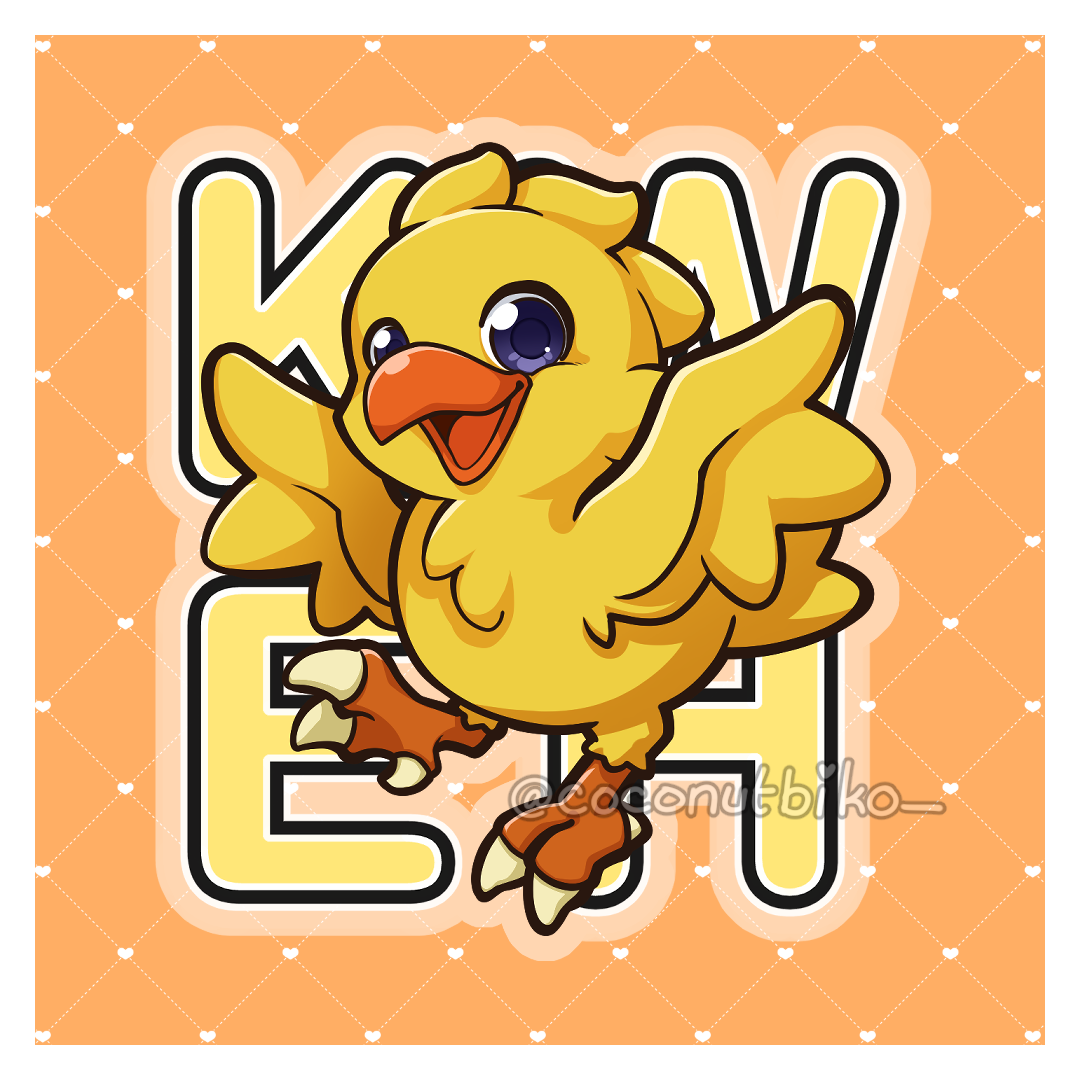 [ KEYCHAIN ] Final Fantasy Mascot 2.5in Keychains