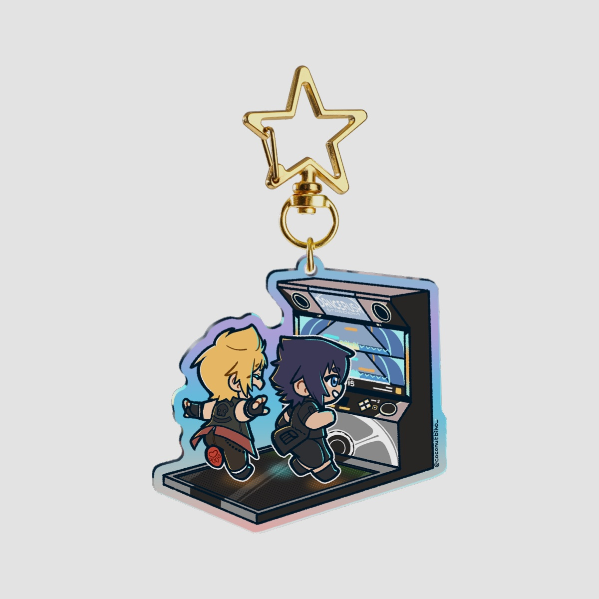 [ KEYCHAIN ] FFXV Rhythm Arcade 2.5in Keychains