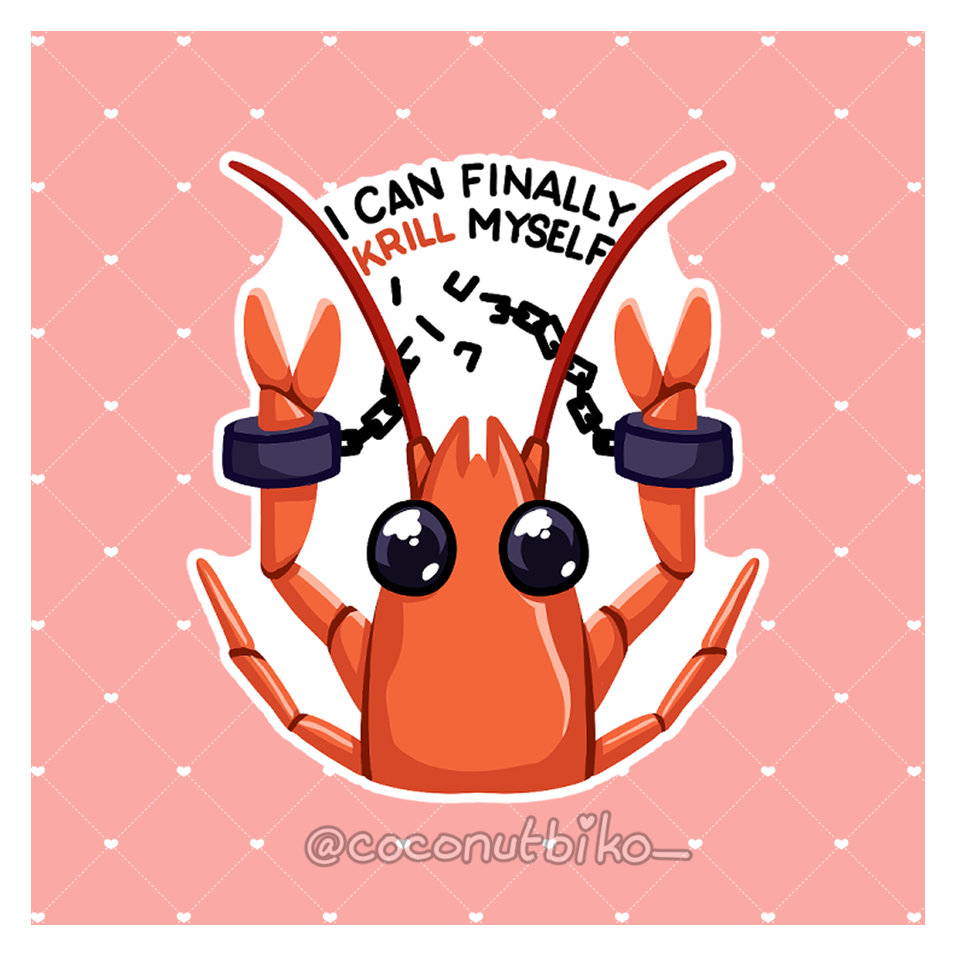 [ STICKER ] Original Shrimp Mood Stickers