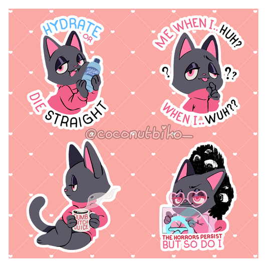[ STICKER ] Original Cat Mood Stickers
