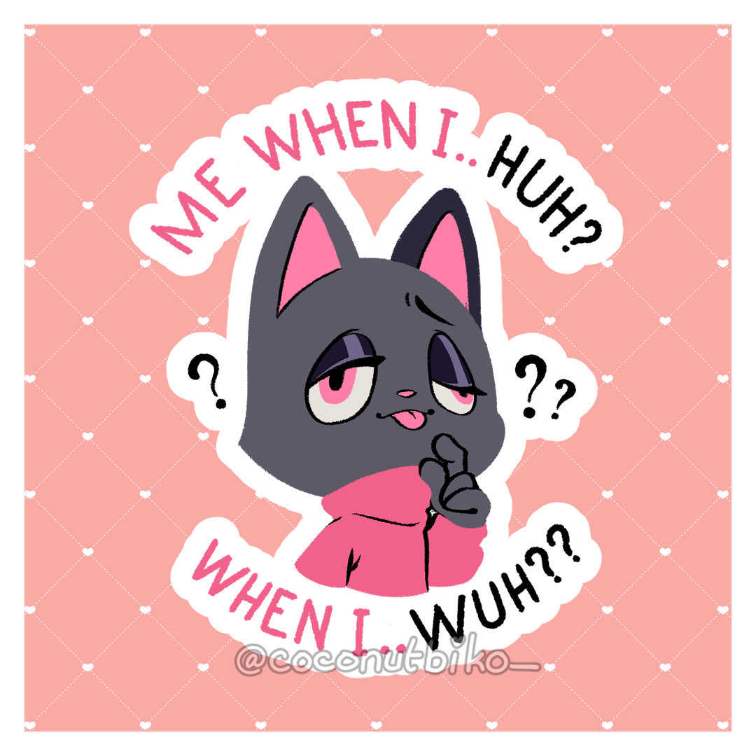 [ STICKER ] Original Cat Mood Stickers