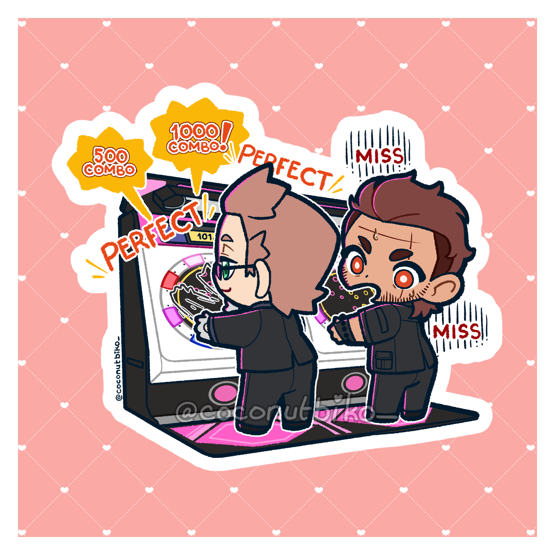 [ STICKER ] FFXV Rhythm Arcade Vinyl Sticker