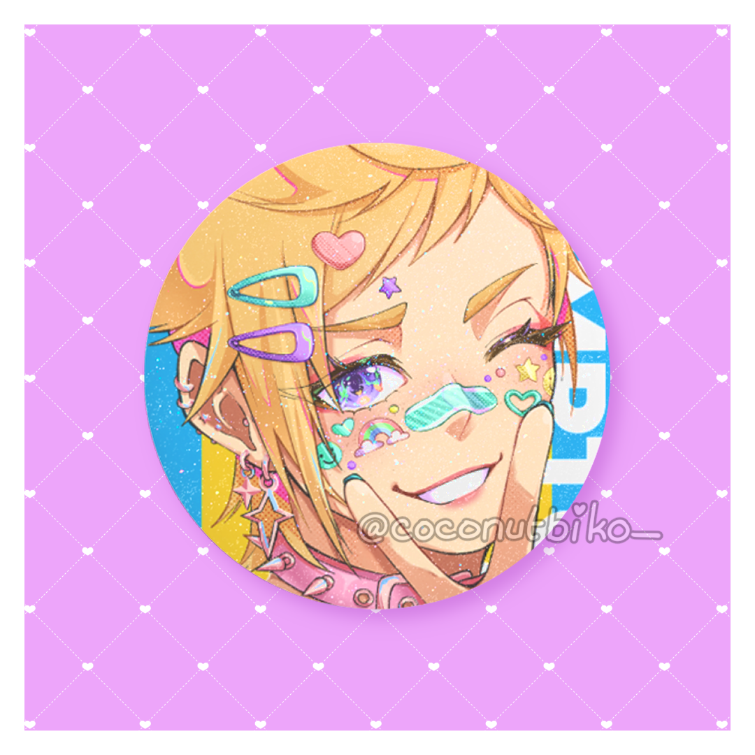 [ BUTTON PIN ] FFXV 1.25in Button Pins