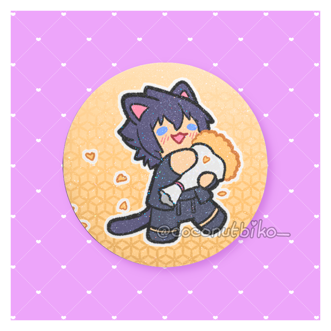 [ BUTTON PIN ] FFXV 1.25in Button Pins