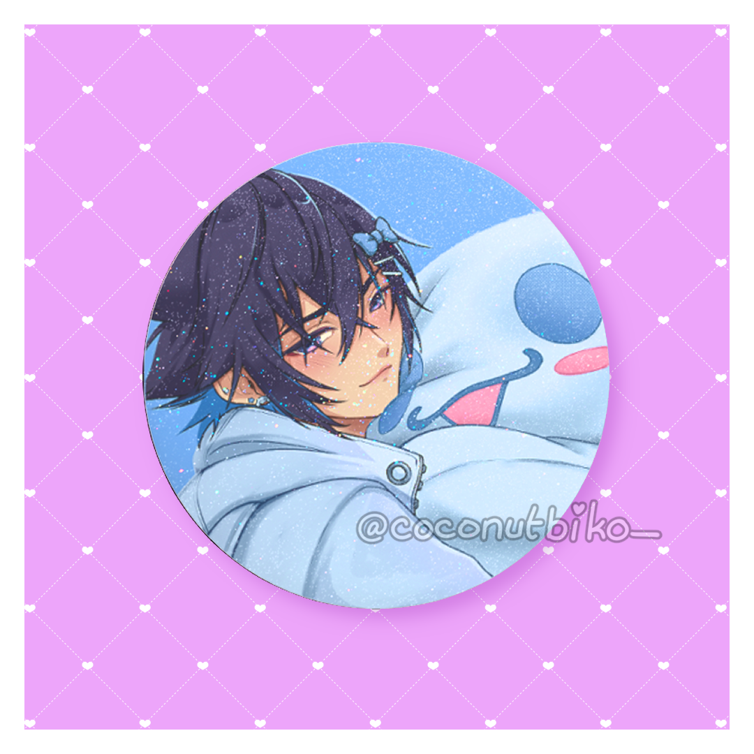 [ BUTTON PIN ] FFXV 1.25in Button Pins