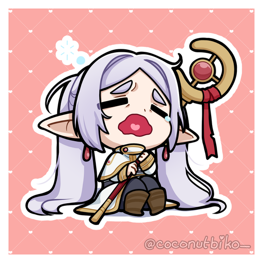 [ STICKER ] Sleepy Frieren Sticker
