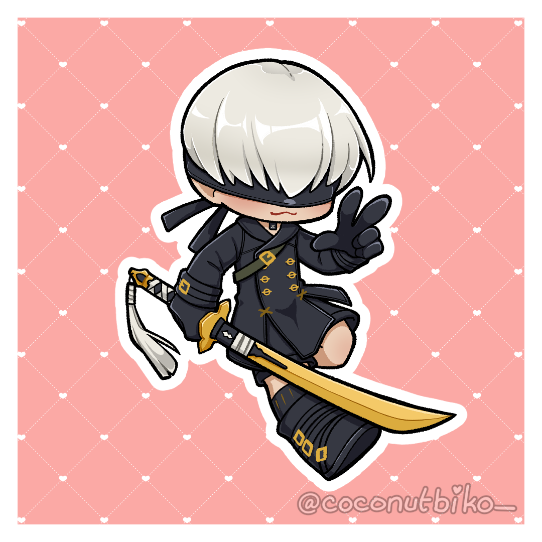 [ STICKER ] NieR Automata Character Stickers