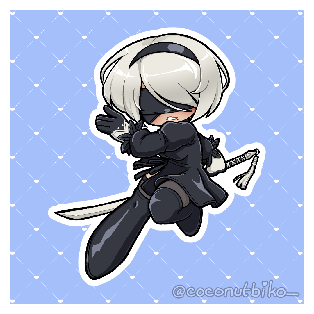 [ KEYCHAIN ] NieR: Automata Acrylic Keychains