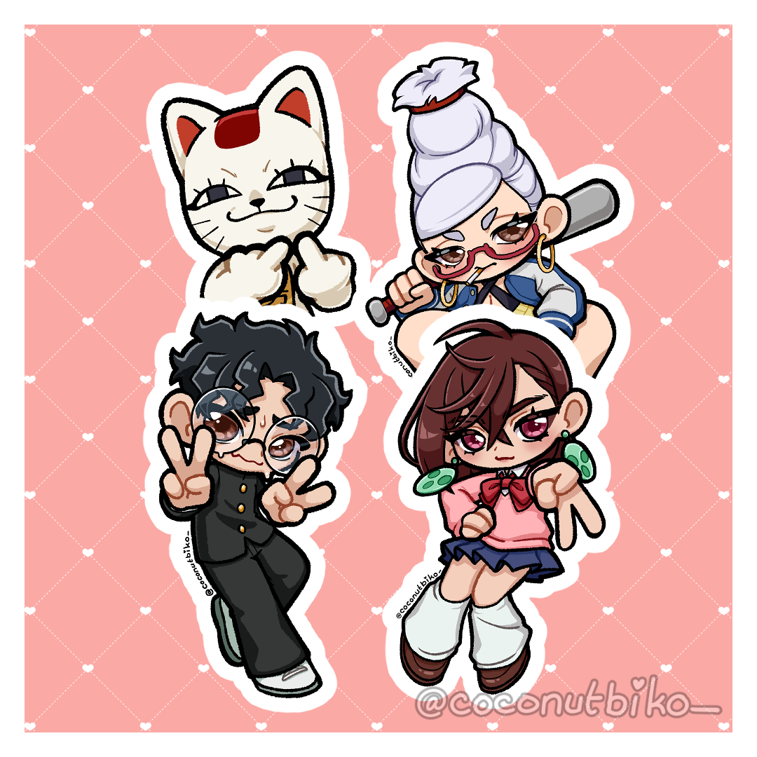[ STICKER ] DanDaDan Character Stickers