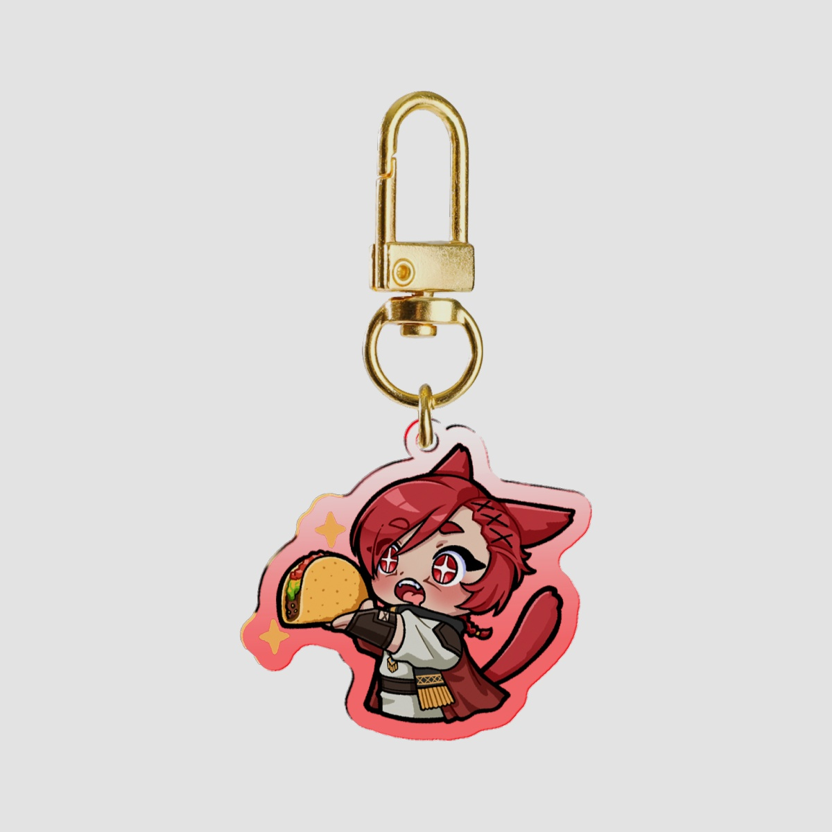 [ KEYCHAIN ] FFXIV Taco G'raha Acrylic Keychain