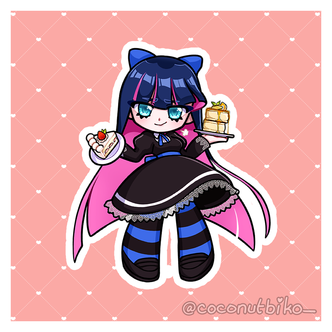 [ STICKER ] Panty and Stocking Character Stickers