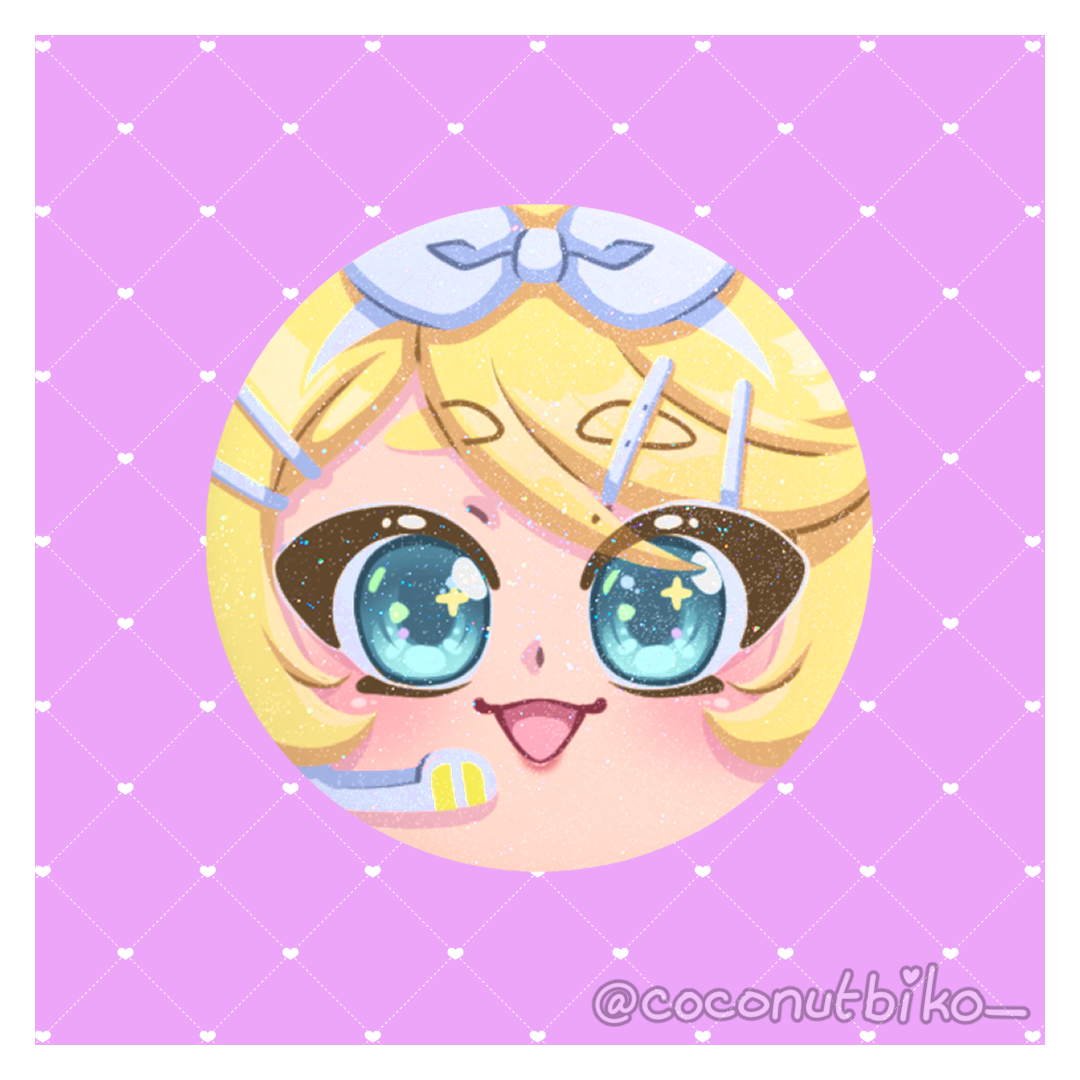 [ BUTTON PIN ] Vocaloid Faces 1.25in Button Pins