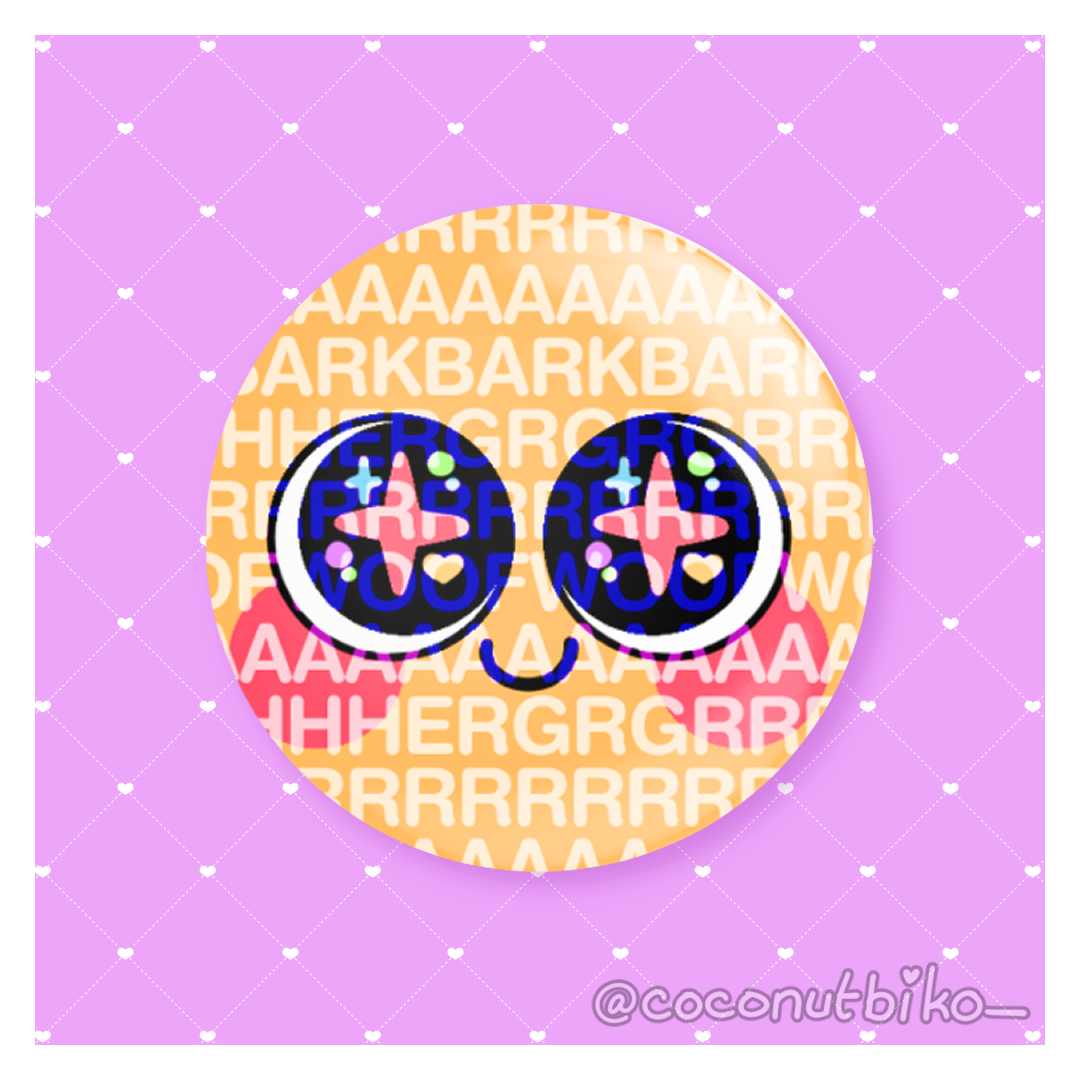 [ BUTTON PIN ] Original Emote 1.25in Button Pins