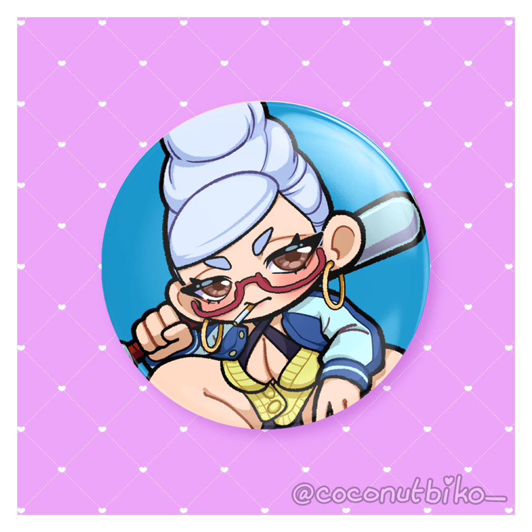 [ BUTTON PIN ] DanDaDan Character 1.25in Button Pins
