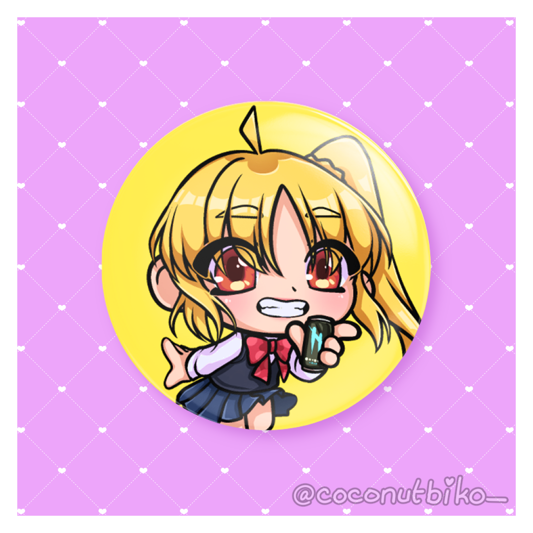 [ BUTTON PIN ] Bocchi the Rock Character 1.25in Button Pins