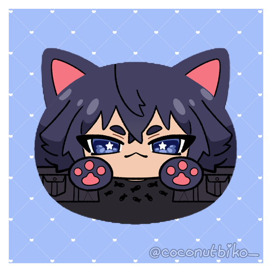 [ KEYCHAIN ] FFXV Kitty Noctis Omanjuu Plush