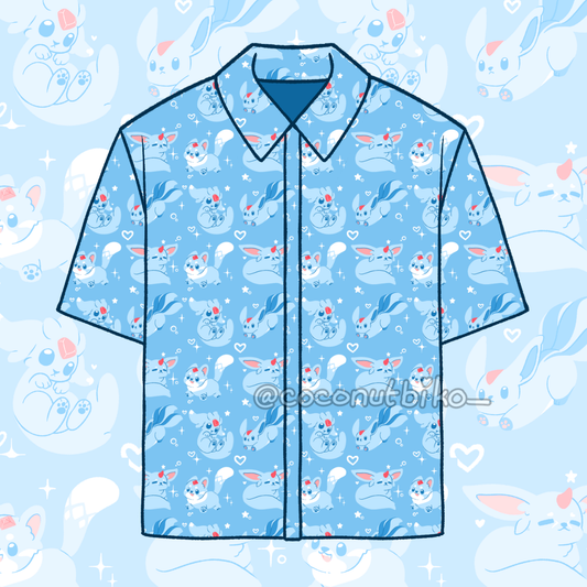 [ PRE-ORDER | SHIRT ] Final Fantasy Carbuncle Button-Down Shirt