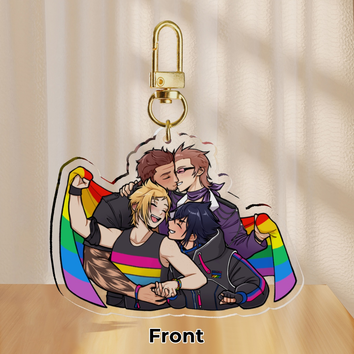[ KEYCHAIN ] FFXV Pride 2025 Keychain