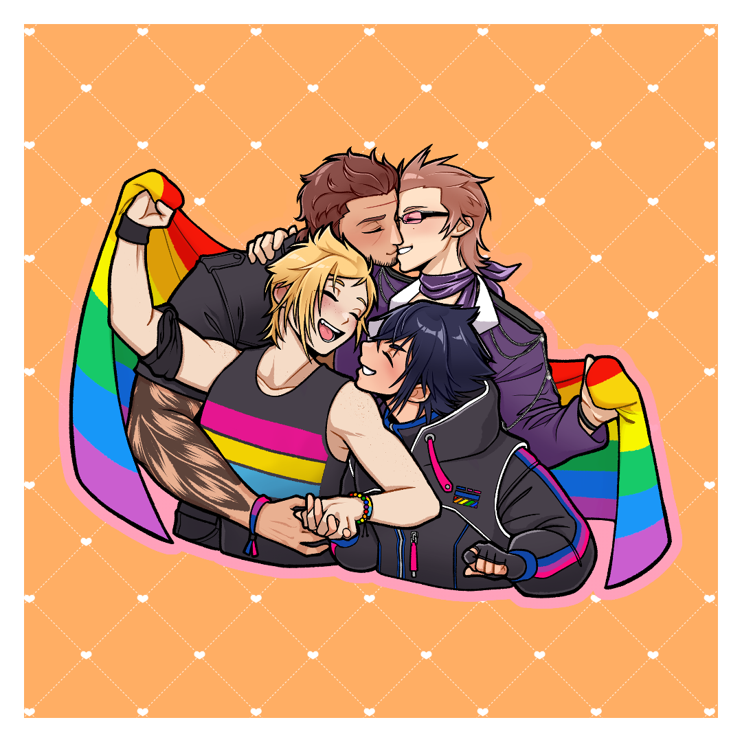 [ KEYCHAIN ] FFXV Pride 2025 Keychain