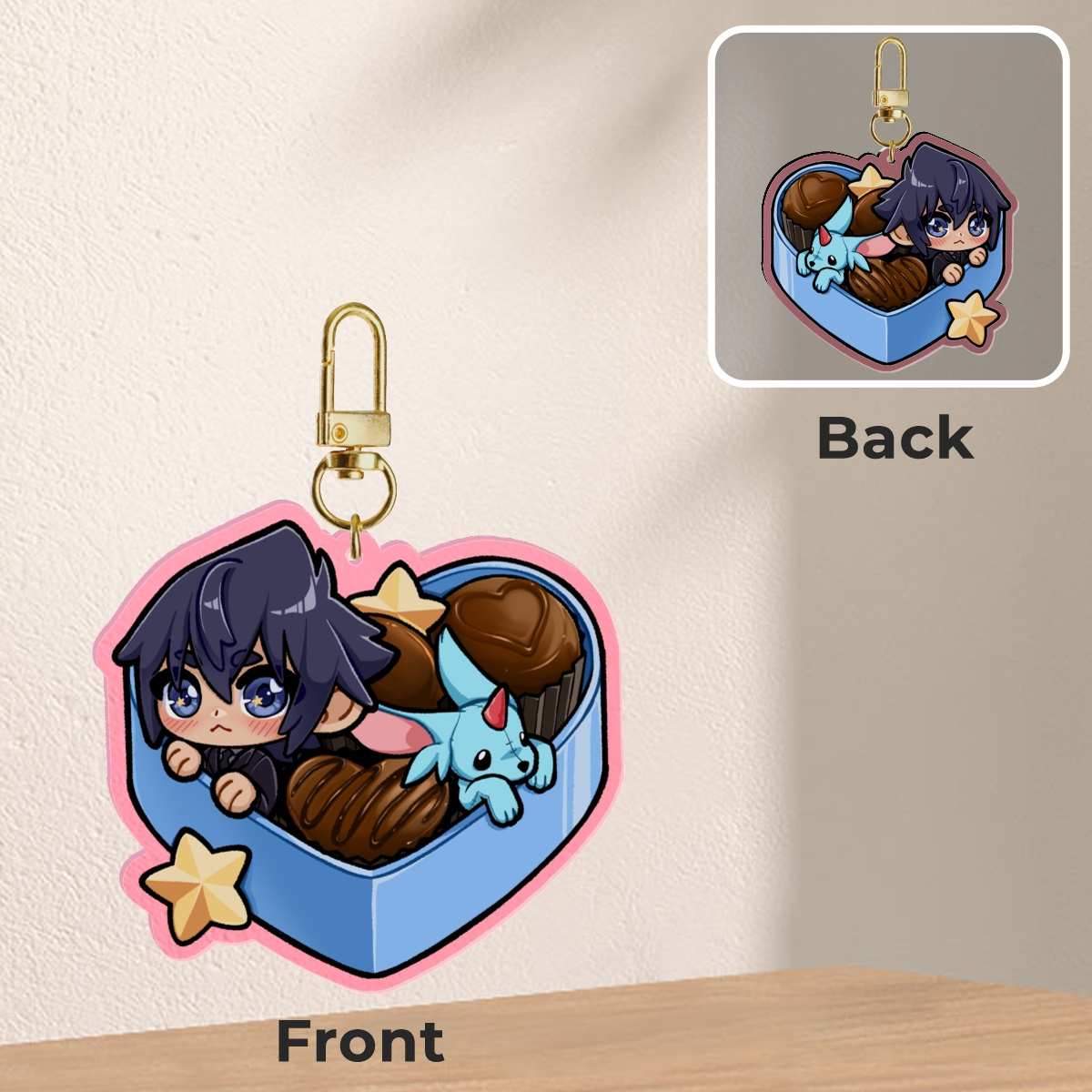 [ KEYCHAIN ] FFXV Chocolate Box Keychain