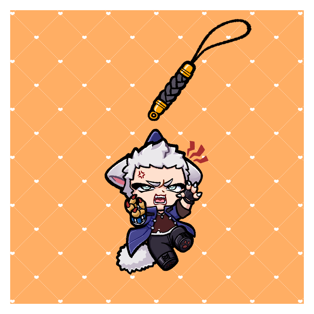 [ KEYCHAIN ] DMC5 Kitty Phonecharms