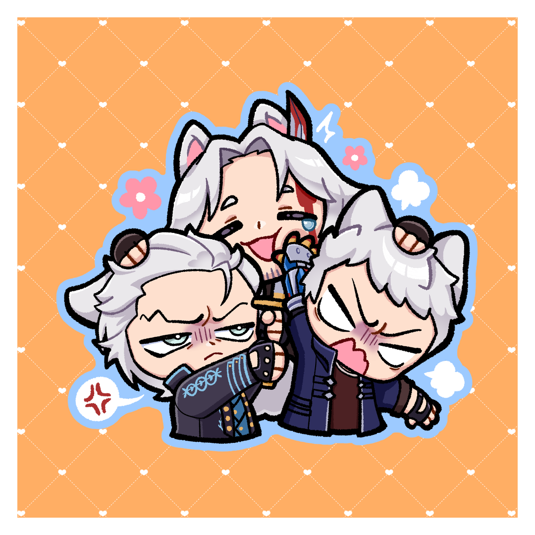 [ KEYCHAIN ] DMC5 Sparda Family Keychain