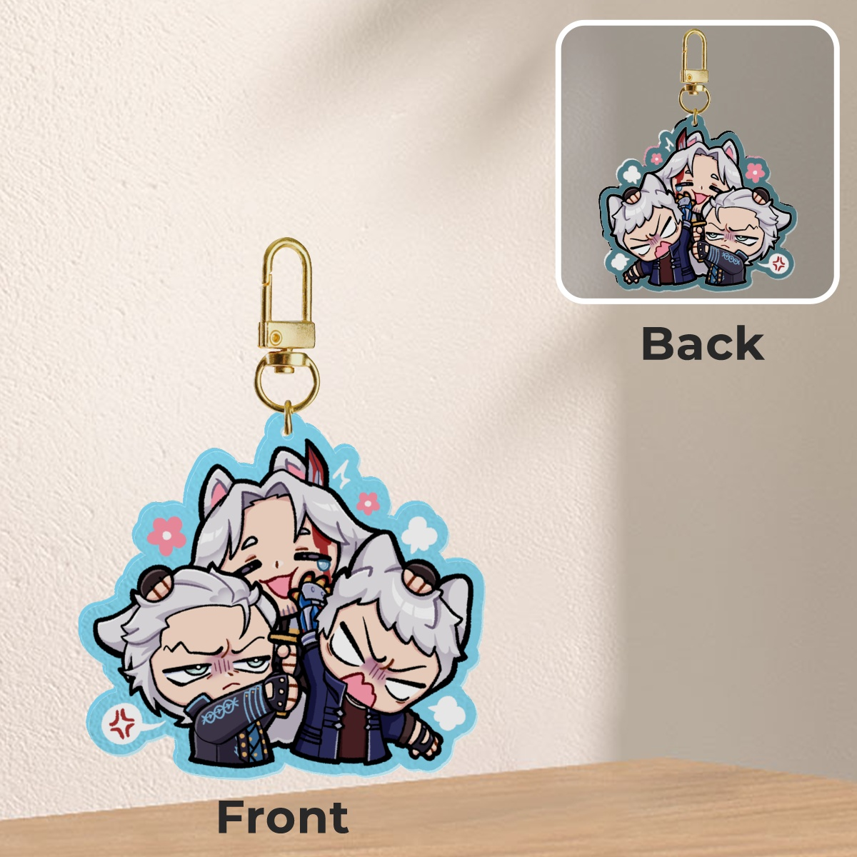 [ KEYCHAIN ] DMC5 Sparda Family Keychain