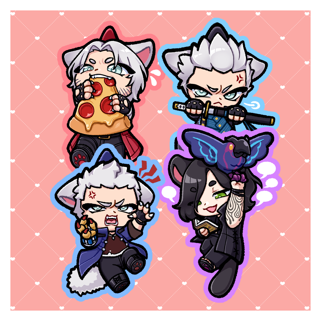 [ STICKER ] DMC Kitty Vinyl Stickers