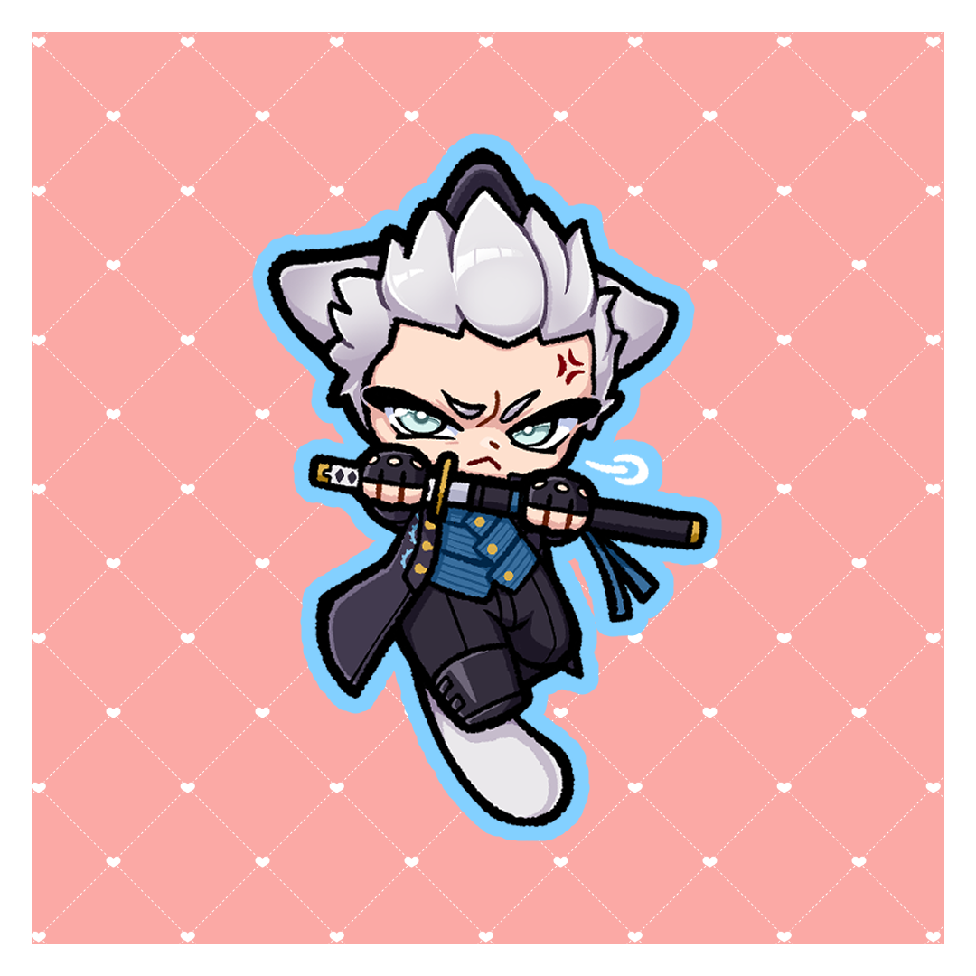[ STICKER ] DMC Kitty Vinyl Stickers