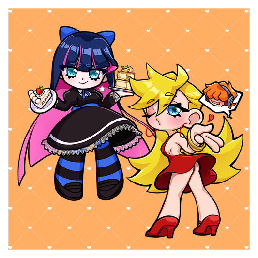 [ KEYCHAIN ] Panty and Stocking Keychains