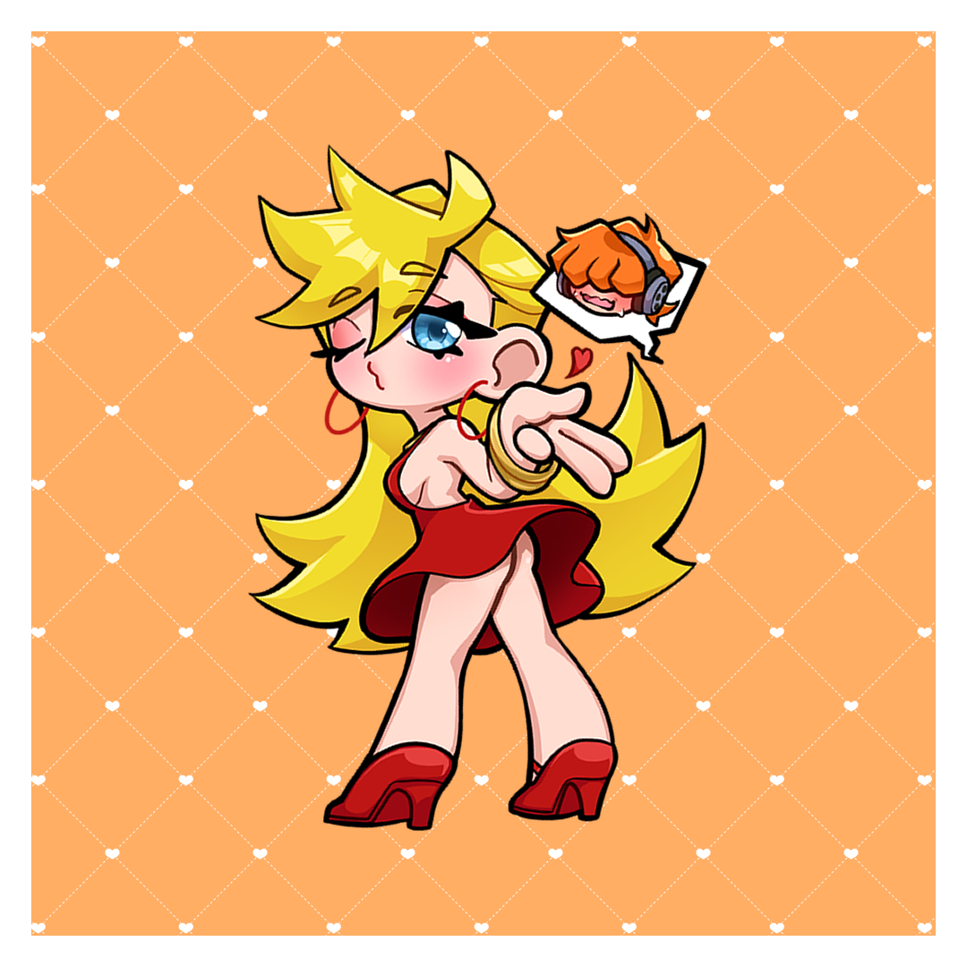 [ KEYCHAIN ] Panty and Stocking Keychains