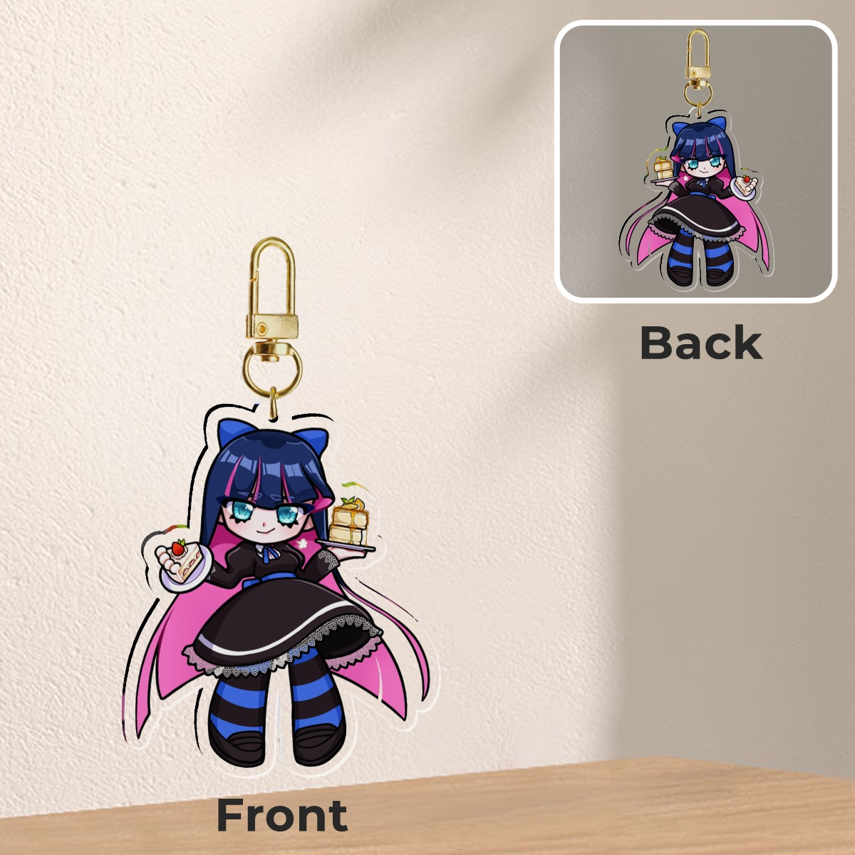 [ KEYCHAIN ] Panty and Stocking Keychains