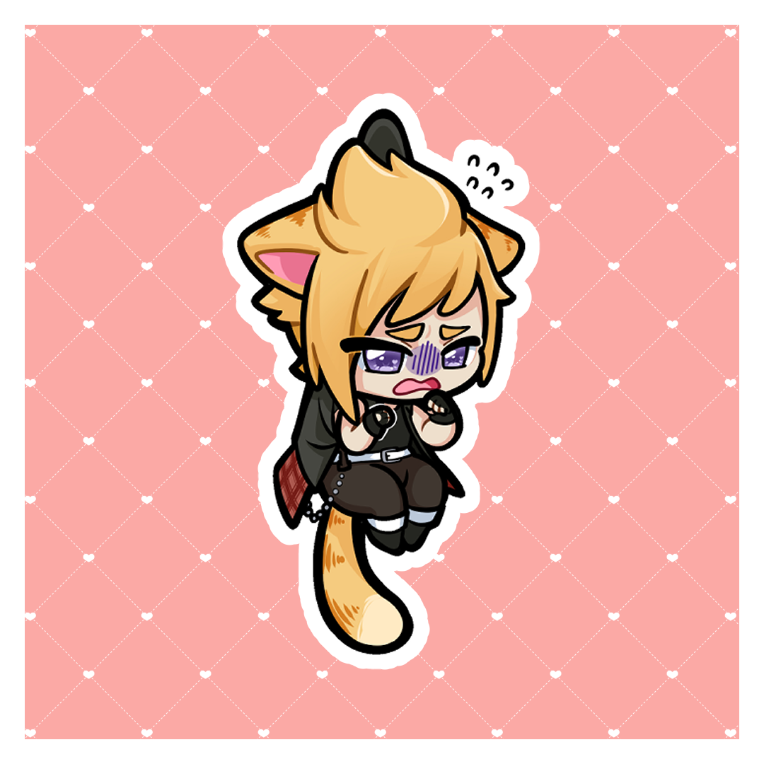 [ STICKER ] FFXV Kitty Vinyl Stickers