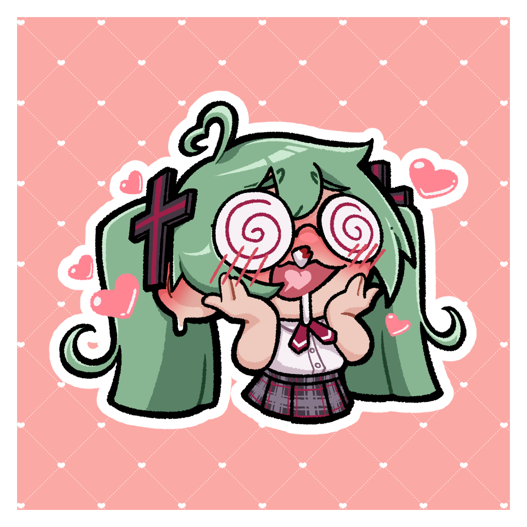 [ STICKER ] Rotten Girl Miku Vinyl Sticker