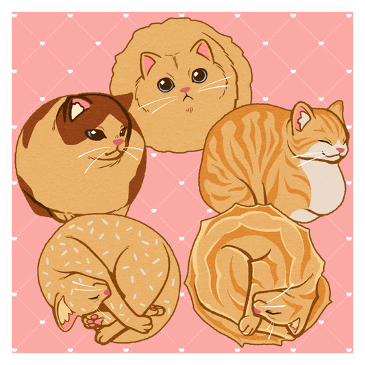 [ STICKER ] Original Danish Butter Kitties Stickers