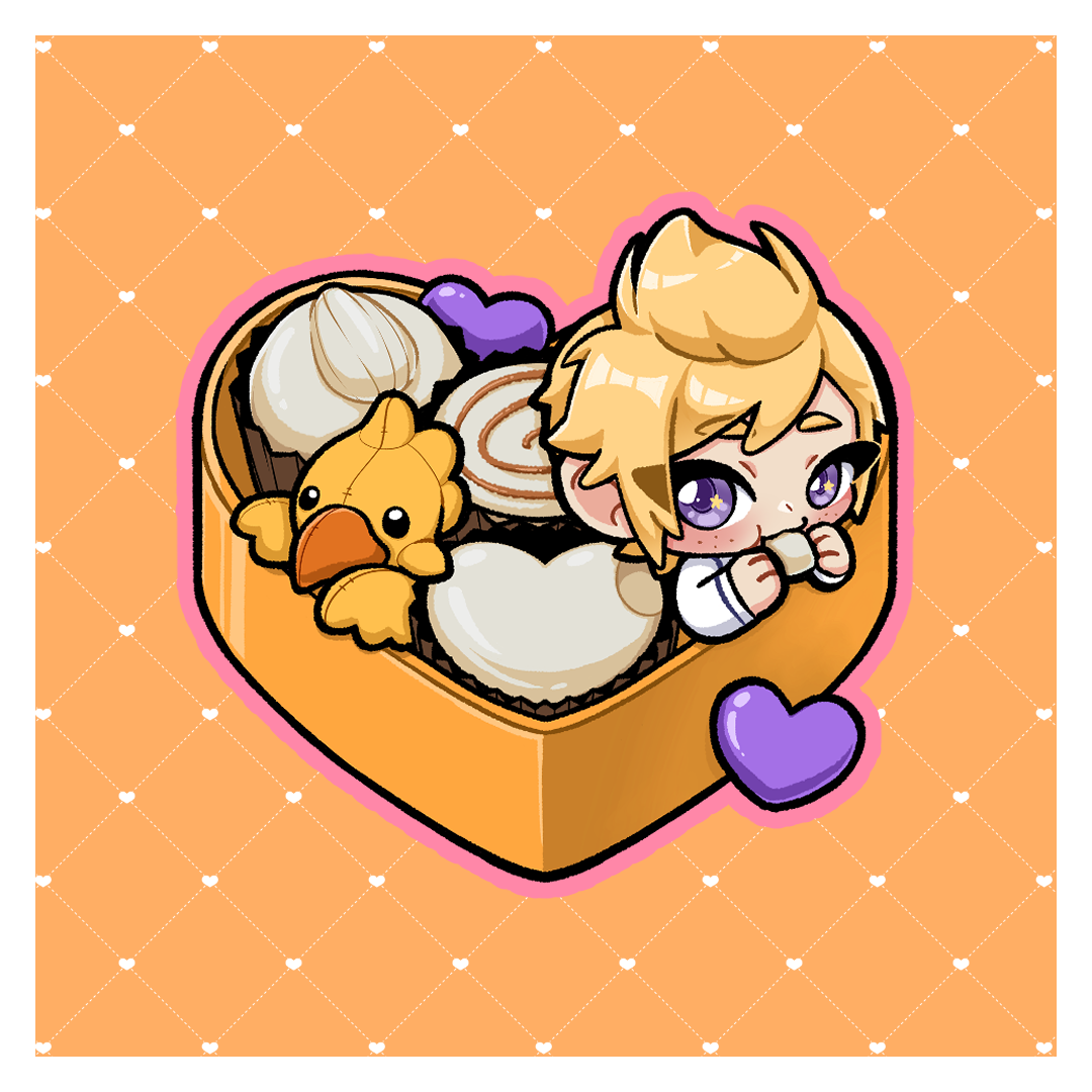 [ KEYCHAIN ] FFXV Chocolate Box Keychain