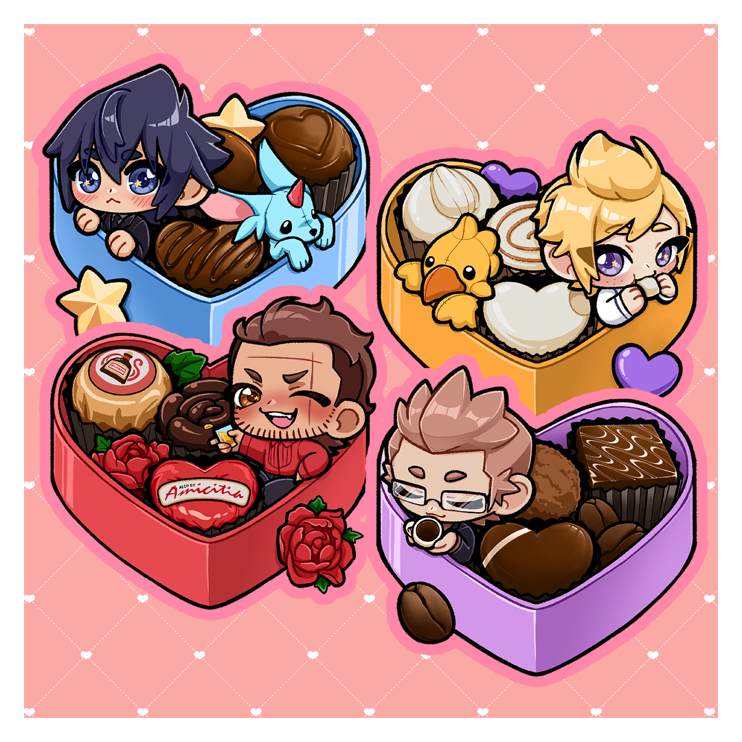 [ STICKER ] FFXV Chocolate Box Sticker